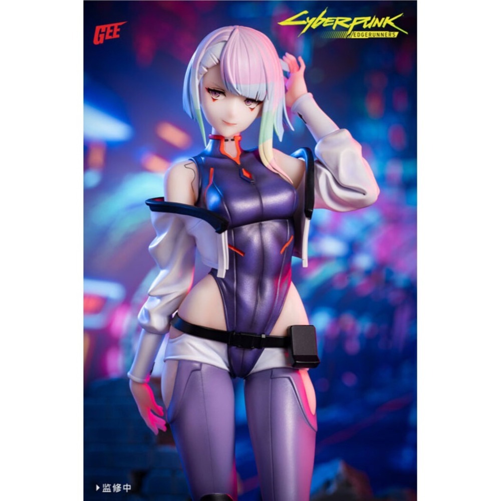 全新現貨 AniMester 大漫匠 1/7 電馭叛客 邊緣行者 露西 PVC 完成品-細節圖9