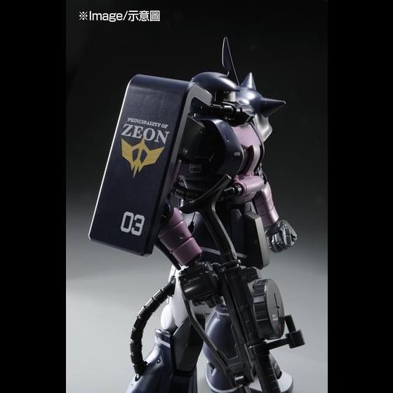 全新現貨PB MG 1/100 MS-06S ZAKUII BLACK TRI-STARS CUSTOM VER2.0-細節圖9