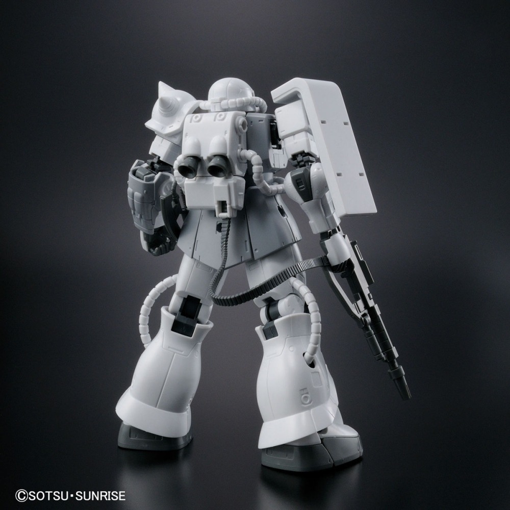 全新現貨 HG 1/144 薩克Ⅱ TYPE C-6/R6 (自由上色模型) TGB限定 Zaku II-細節圖3