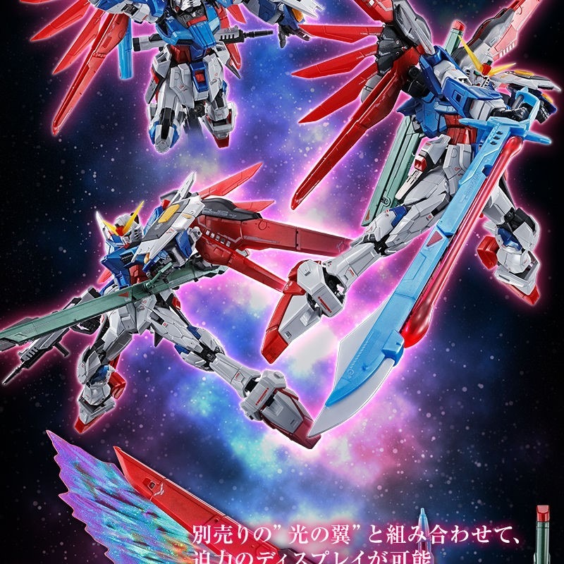 全新現貨 PB限定 RG 1/144 鈦版 命運鋼彈 鈦合金質感Ver.-細節圖4