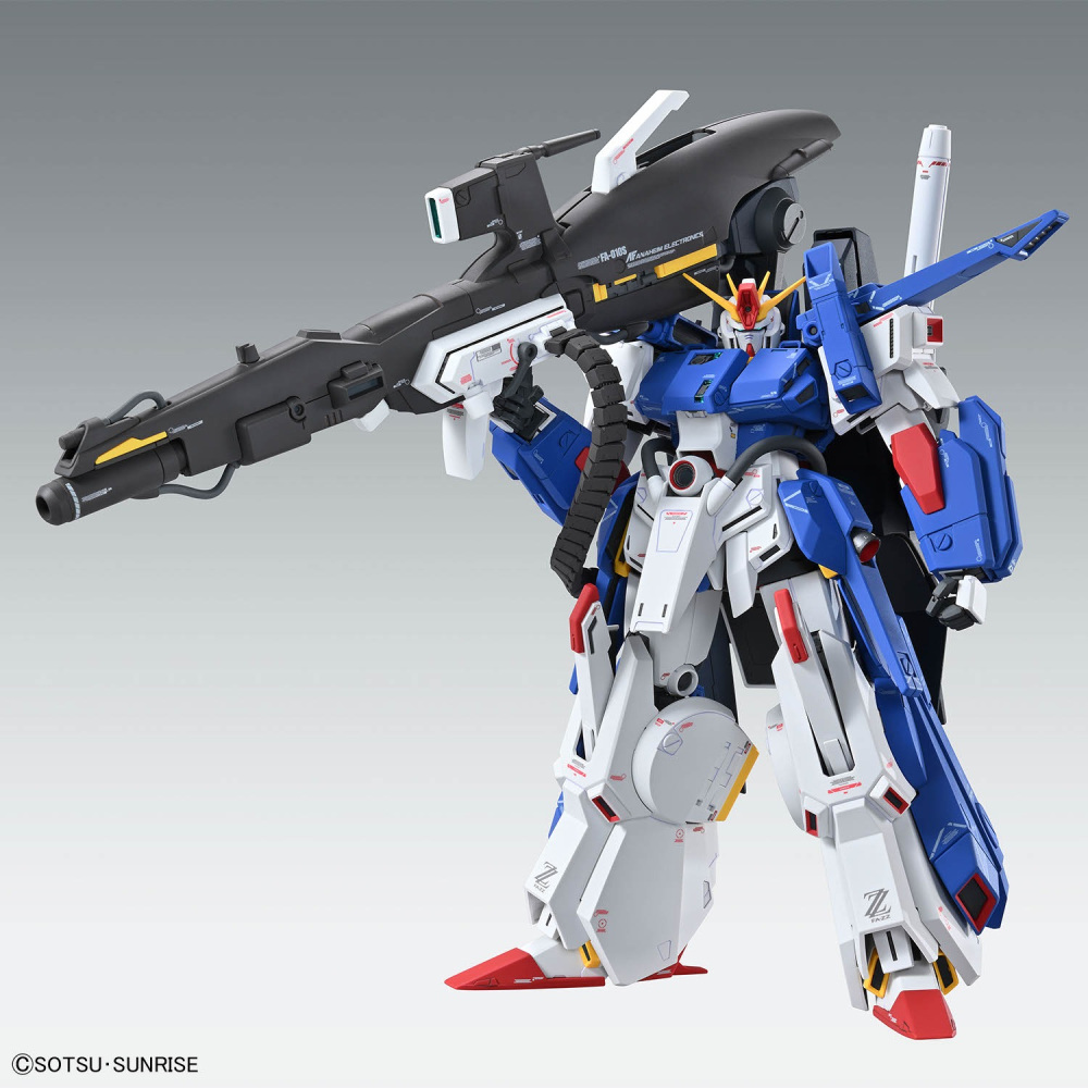 全新現貨 萬代 MG 1/100 鋼彈ZZ 全裝甲型ZZ鋼彈 Ver.Ka (盒損)-細節圖2