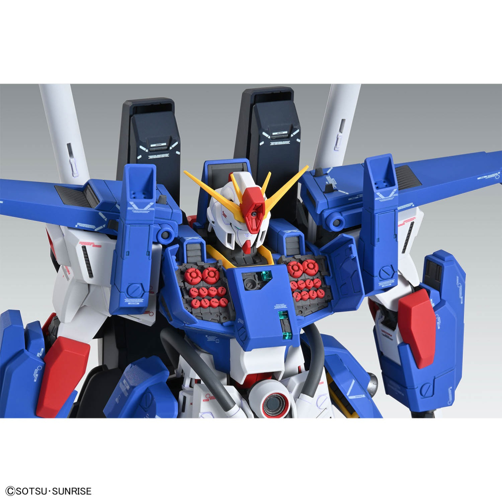 全新現貨 萬代 MG 1/100 鋼彈ZZ 全裝甲型ZZ鋼彈 Ver.Ka (盒損)-細節圖3