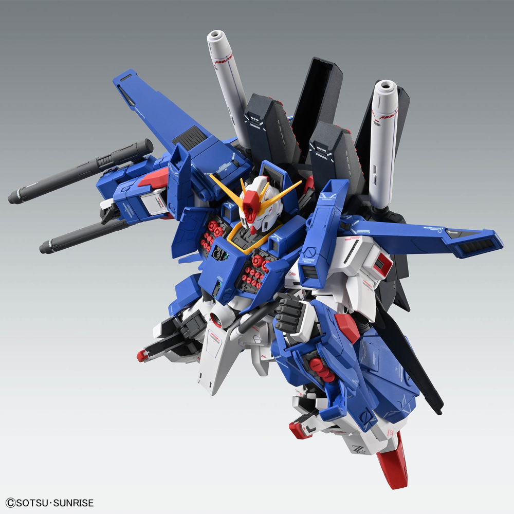 全新現貨 萬代 MG 1/100 鋼彈ZZ 全裝甲型ZZ鋼彈 Ver.Ka (盒損)-細節圖9