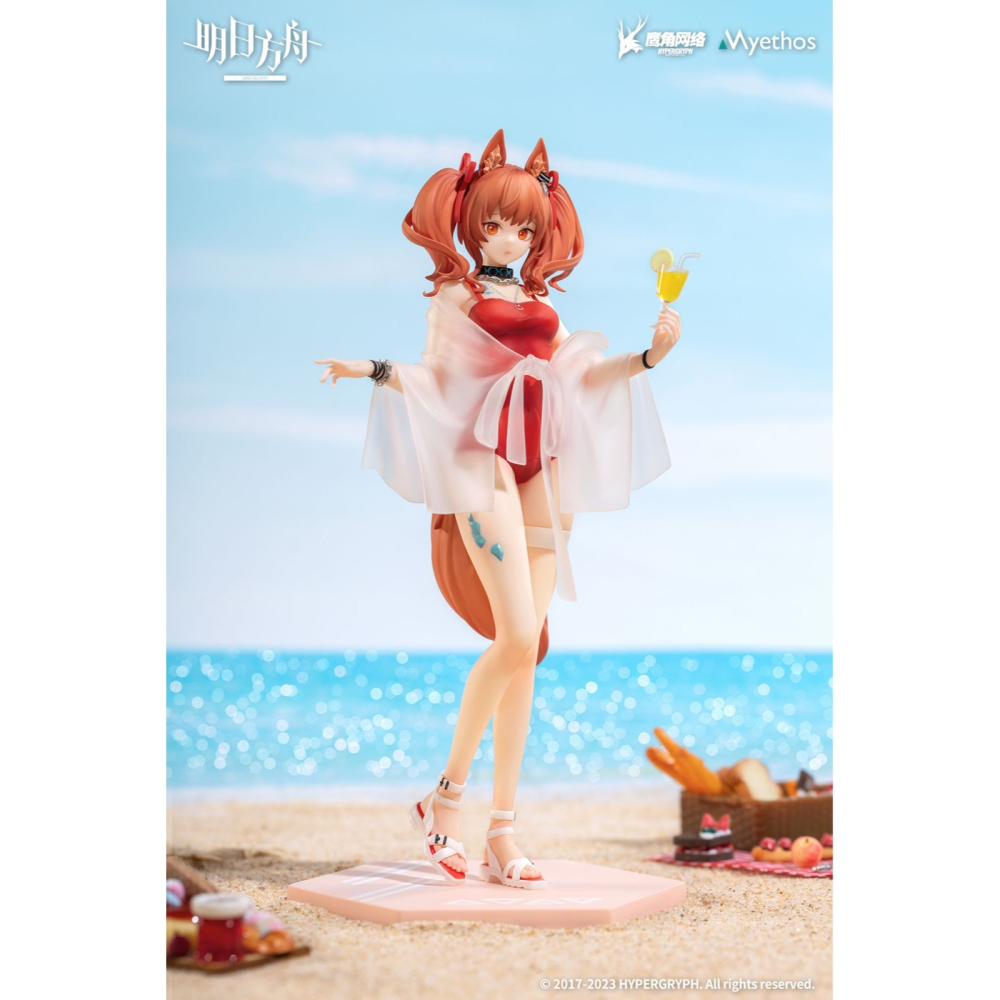 全新現貨 Myethos 1/10 Gift+ 明日方舟 安潔莉娜 夏日ver. PVC 公仔-細節圖2