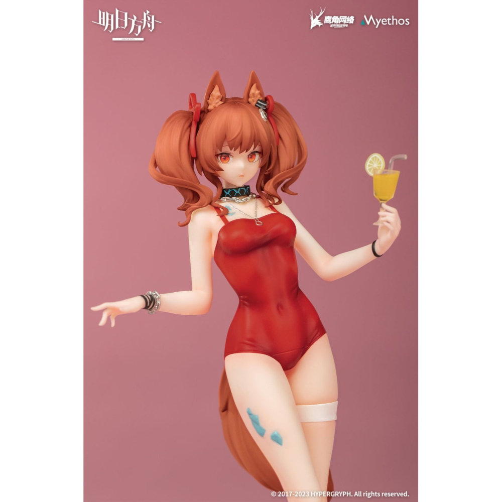 全新現貨 Myethos 1/10 Gift+ 明日方舟 安潔莉娜 夏日ver. PVC 公仔-細節圖4