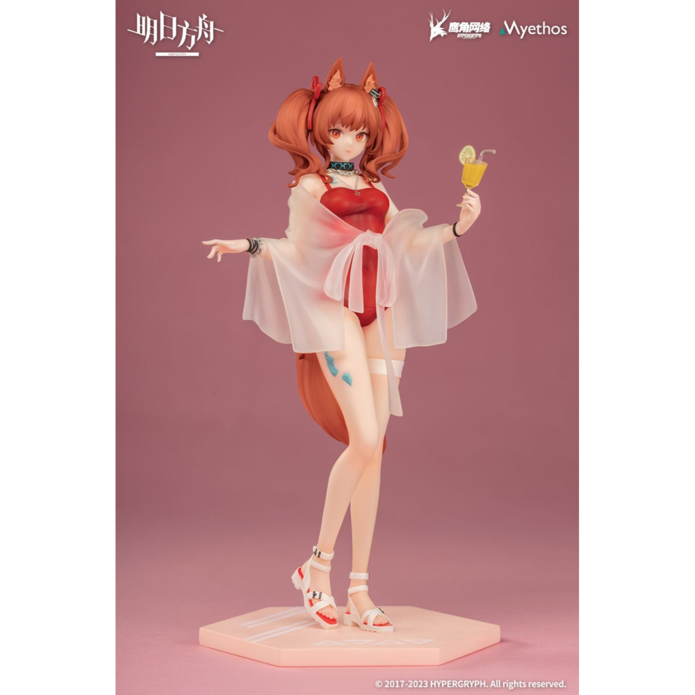 全新現貨 Myethos 1/10 Gift+ 明日方舟 安潔莉娜 夏日ver. PVC 公仔-細節圖9