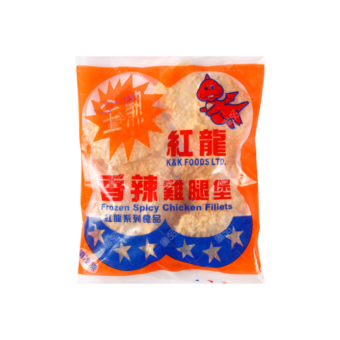 【泉州生鮮】紅龍雞腿堡 原味、辣味 / 氣炸鍋食品-規格圖2