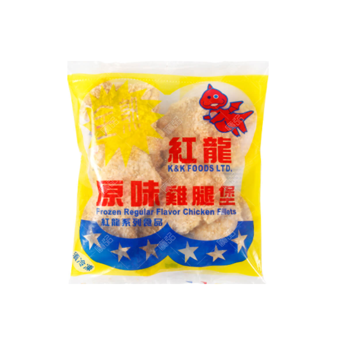【泉州生鮮】紅龍雞腿堡 原味、辣味 / 氣炸鍋食品-規格圖2