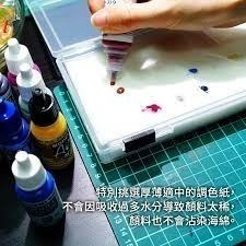 白色木馬號好用工具 WBT0004 水漆專用 濕式調色盤 濕盤 附吸水海綿/20張調色紙 模型工具-細節圖4