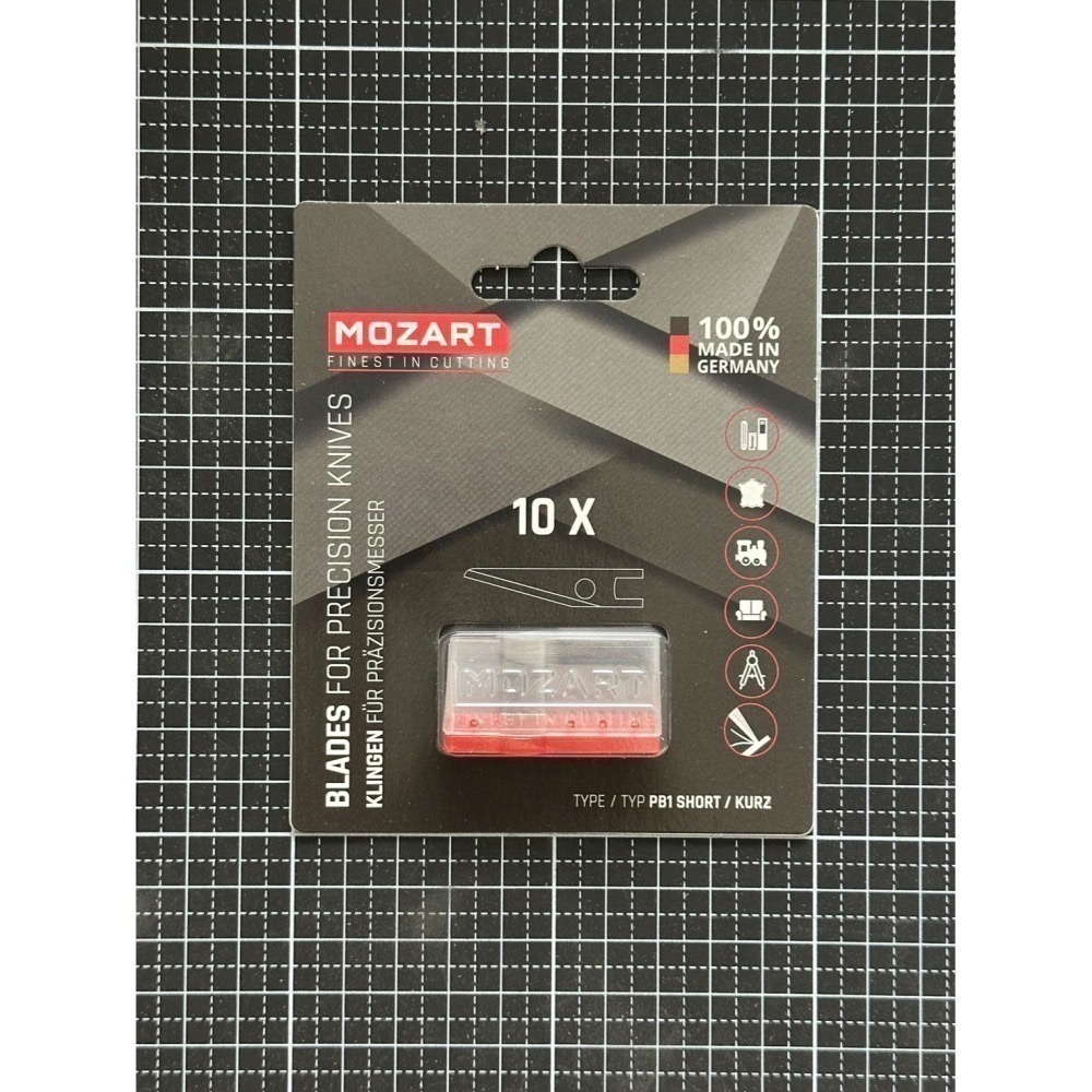 德國 MOZART Blades 莫札特 大紅 小紅 Hobby Knife 模型刀 工藝刀 手柄 補充刀片-細節圖5