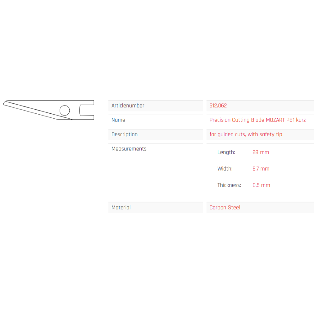 德國 MOZART Blades 莫札特 大紅 小紅 Hobby Knife 模型刀 工藝刀 手柄 補充刀片-細節圖7