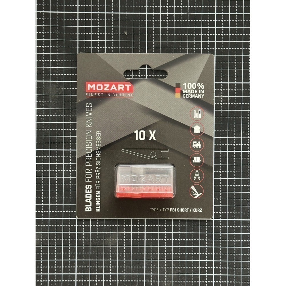 德國 MOZART Blades 莫札特 大紅 小紅 Hobby Knife 模型刀 工藝刀 手柄 補充刀片-細節圖5