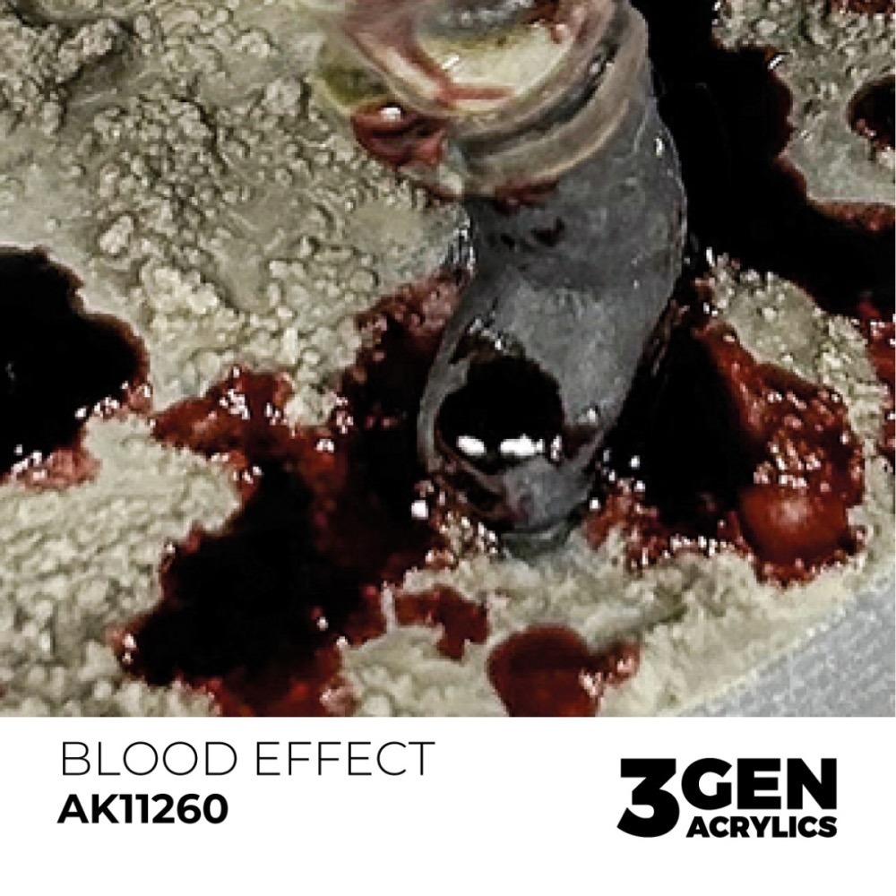 西班牙 AK 3GEN 第三代水性壓克力顏料 血液特效 BLOOD EFFECT AK11260-細節圖3