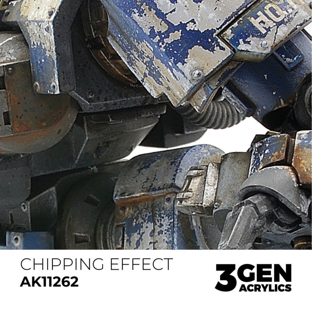 西班牙 AK 3GEN 第三代水性壓克力顏料 斑駁特效 CHIPPING EFFECT AK11262-細節圖3