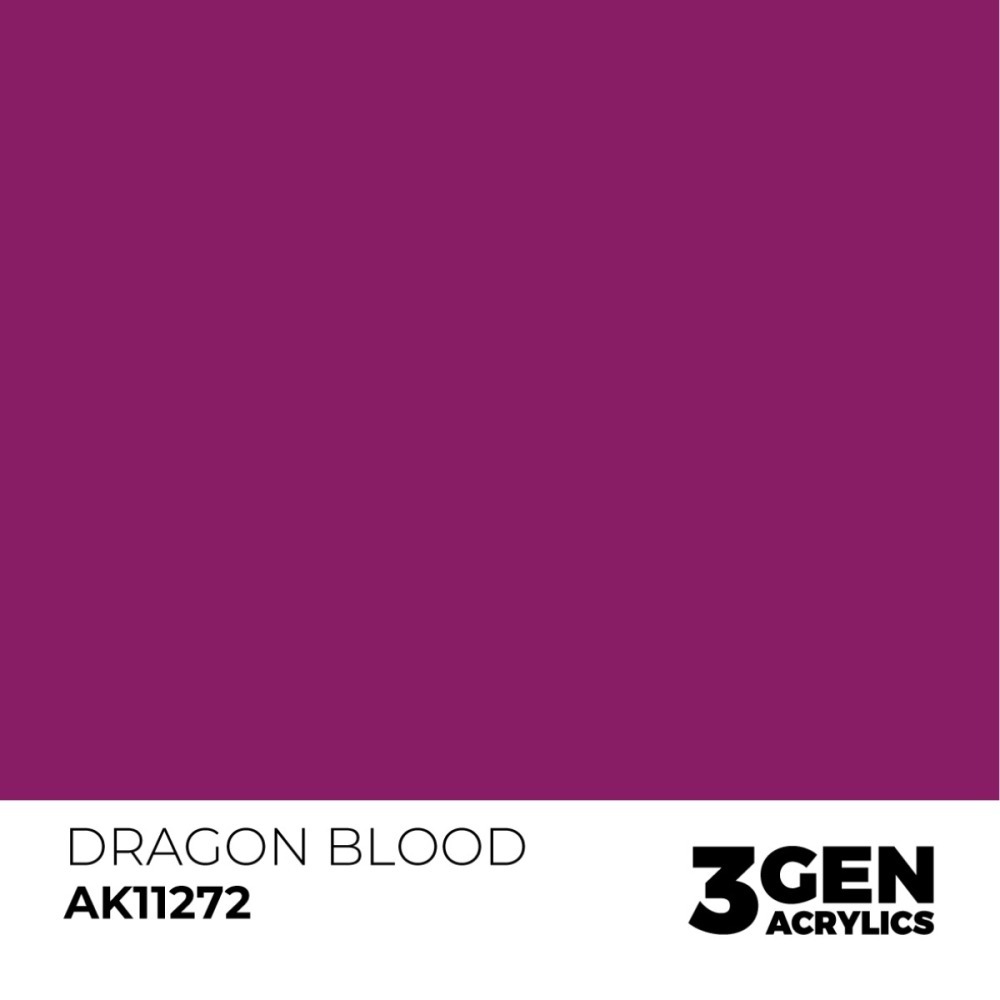 西班牙 AK 3GEN 第三代水性壓克力顏料 龍血色 DRAGON BLOOD AK11272 衝擊色系列-細節圖3