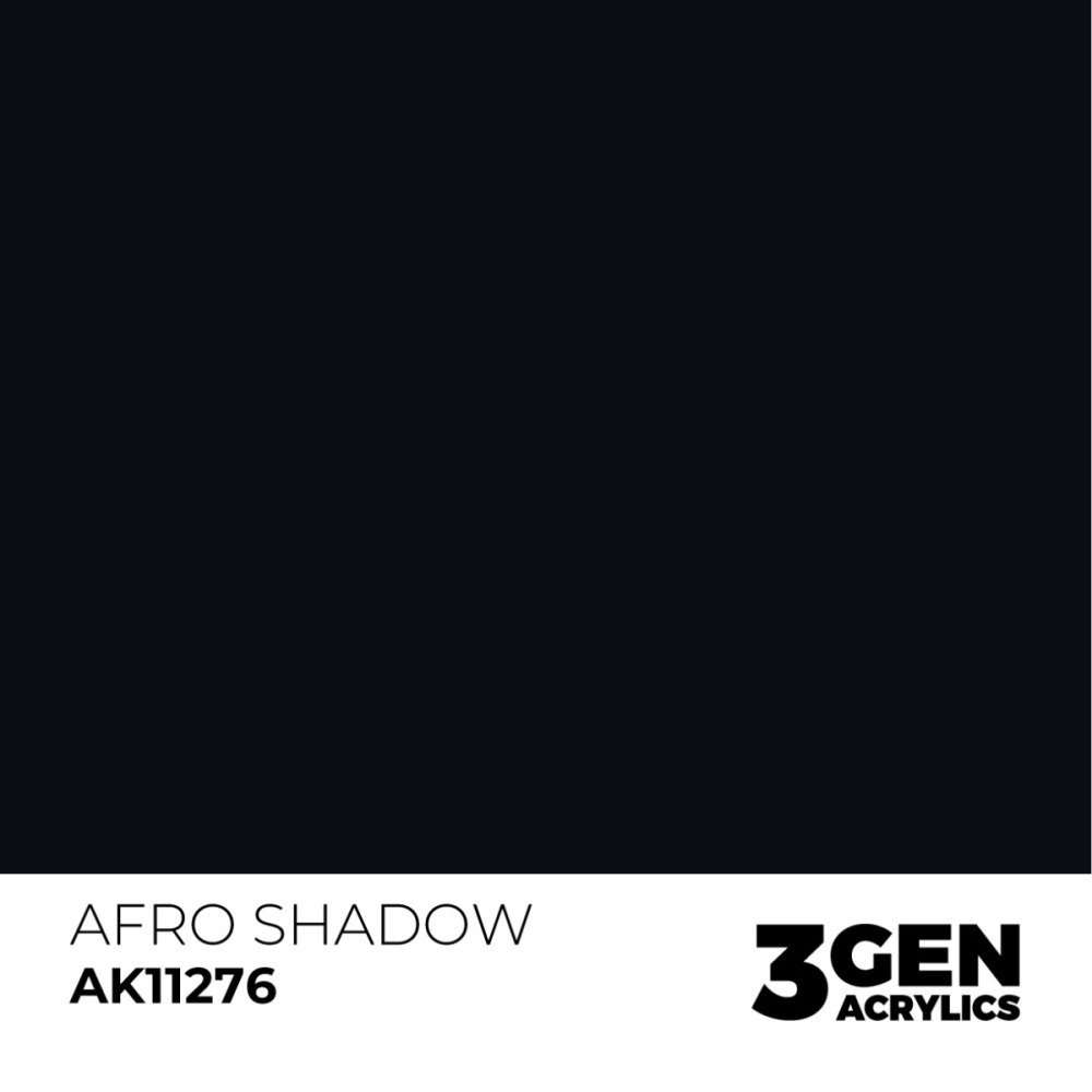 西班牙 AK 3GEN 第三代水性壓克力顏料 阿福羅黑影色 AFRO SHADOW AK11276 衝擊色系列-細節圖3