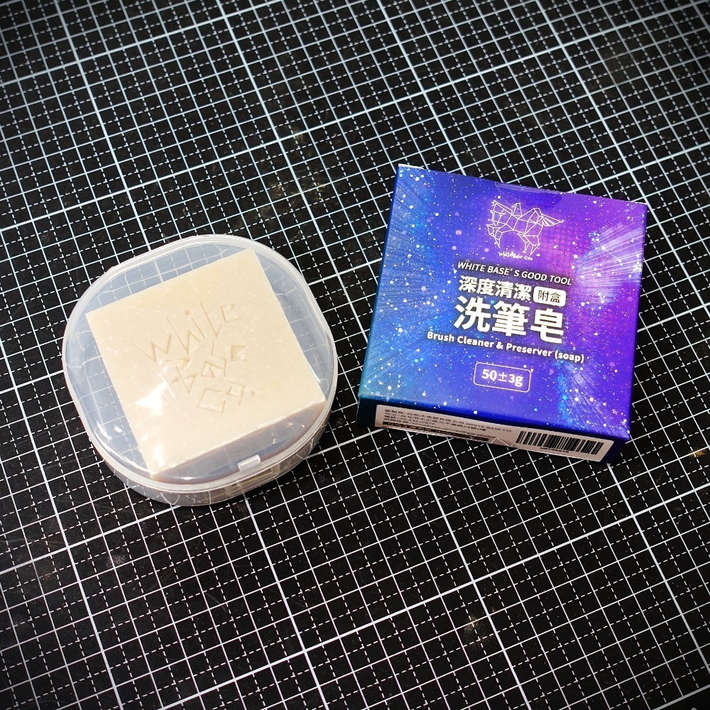 白色木馬號好用工具 WBT0014 深度清潔 洗筆皂 50g 畫筆清潔用 保養畫筆用-規格圖11
