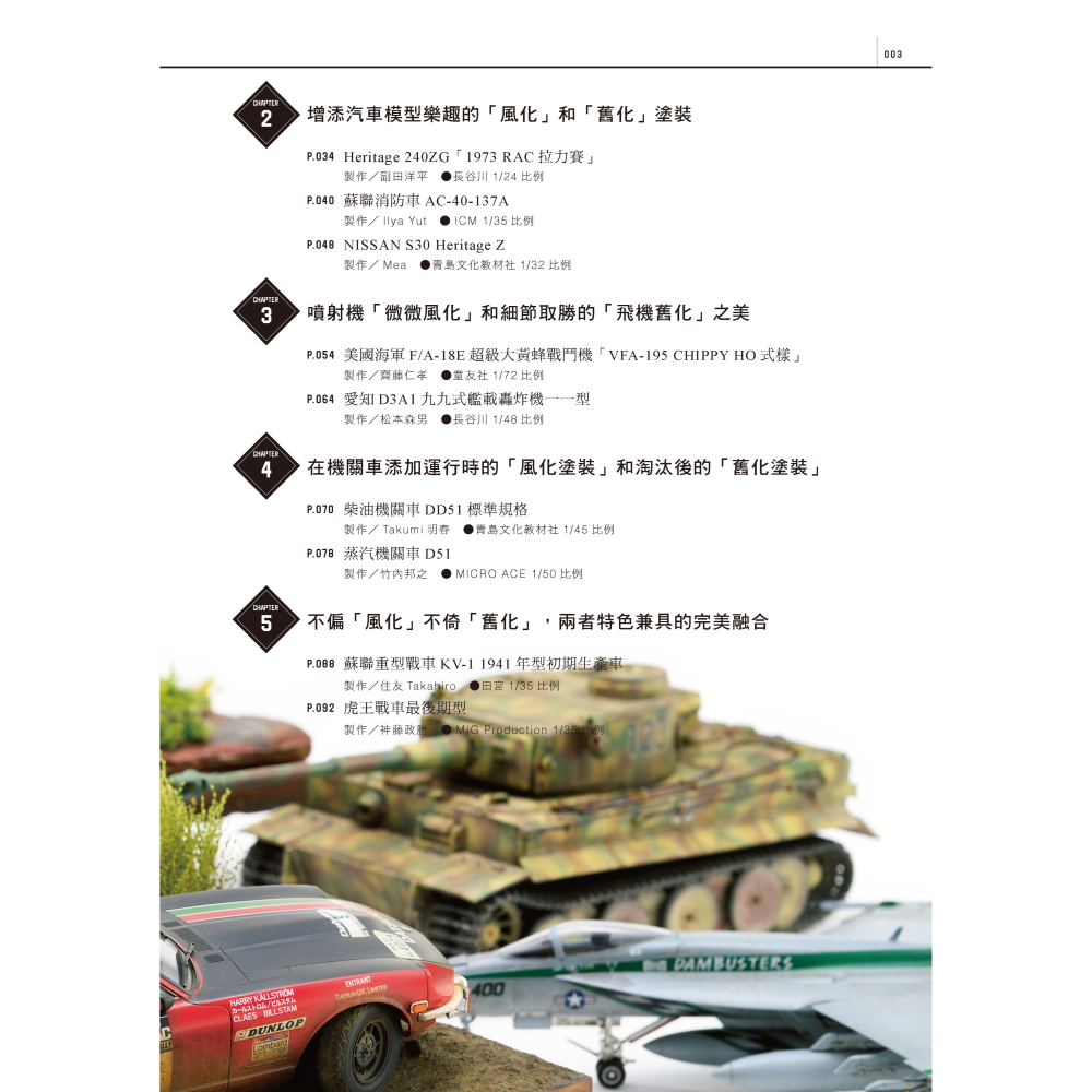 北星 00019-16 擬真模型創作! 塗裝作業技巧祕笈-細節圖3