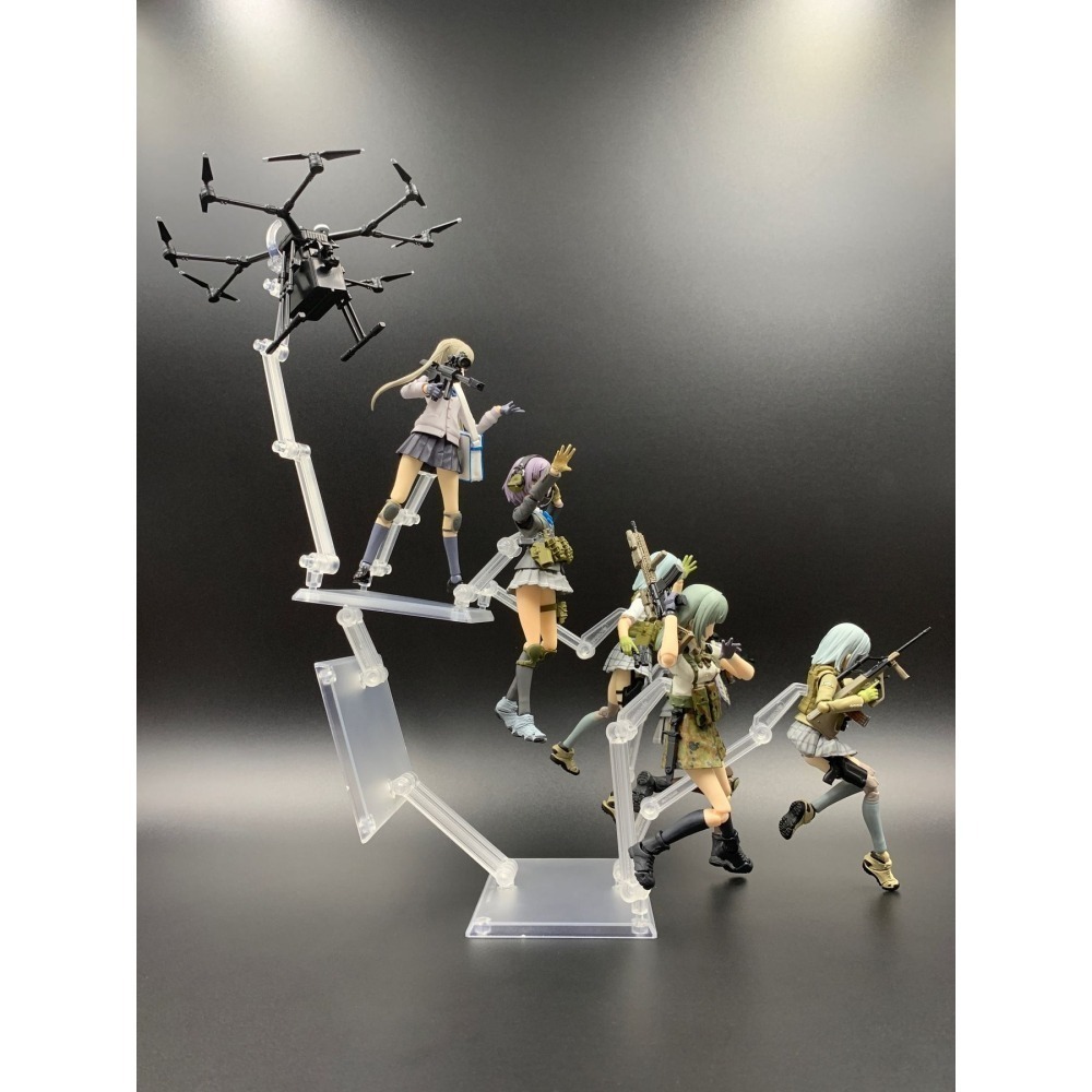 模型綠洲 系統展示架 MDS 模型公仔適用 獨創阻尼系統 黑/透明 單入/三入組可選-細節圖11