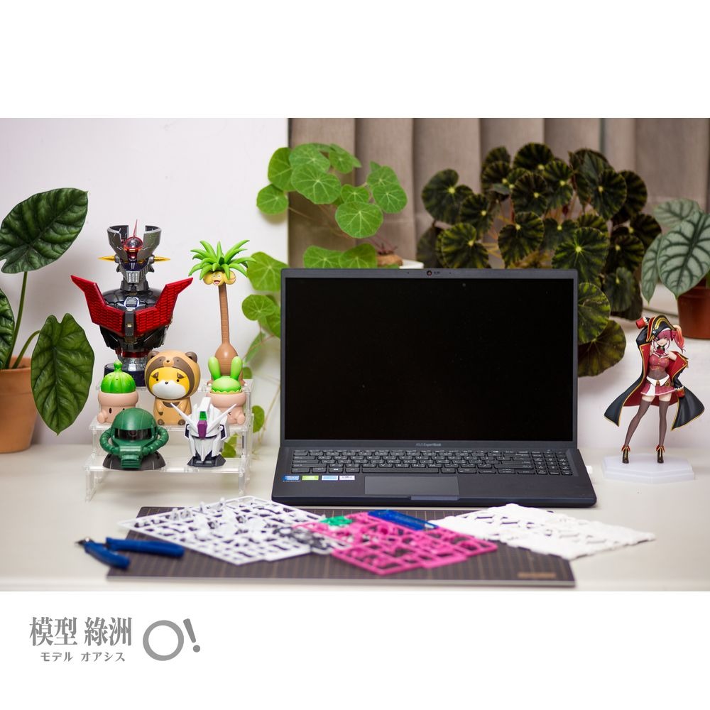 模型綠洲 桌上伸展台DTR 階梯式層架 模型公仔轉蛋皆適用 可擴充 煙燻黑/透明-細節圖10