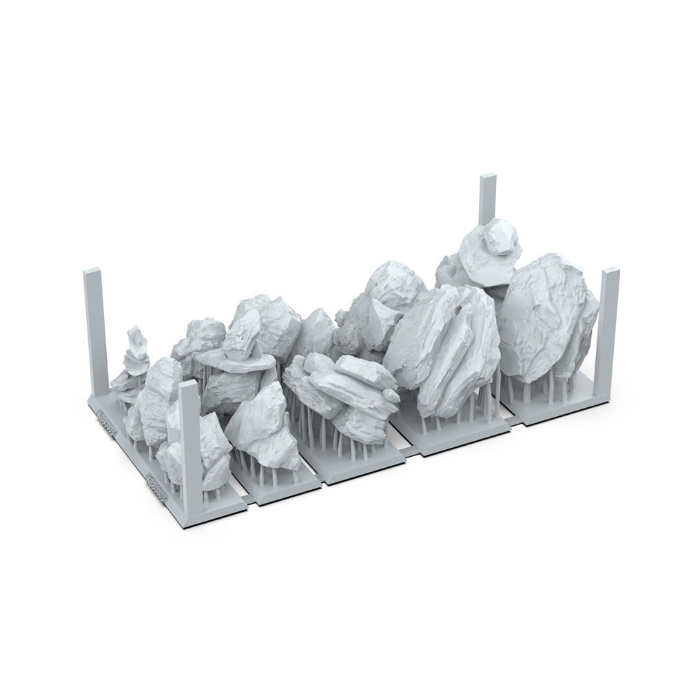 AK interactive 3D列印 石塊與突岩 ROCKS & TORS 樹脂件 AKBIT0003-細節圖2