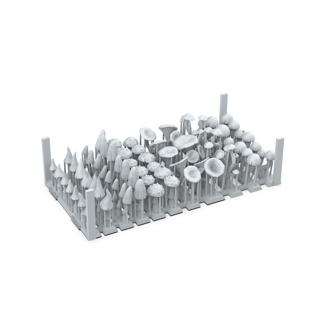 AK interactive 3D列印 蕈菇 FOREST MUSHROOMS 樹脂件 AKBIT0005-細節圖2