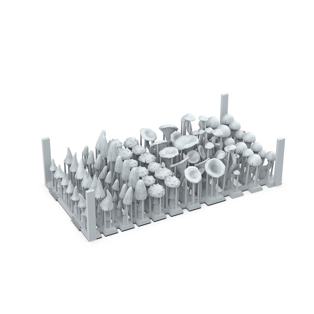 AK interactive 3D列印 蕈菇 FOREST MUSHROOMS 樹脂件 AKBIT0005-細節圖2