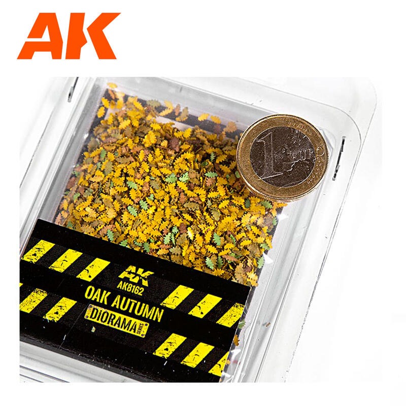 AK interactive 橡木秋季落葉 適合1/35比例 7g袋裝 場景材料 AK8162-細節圖2
