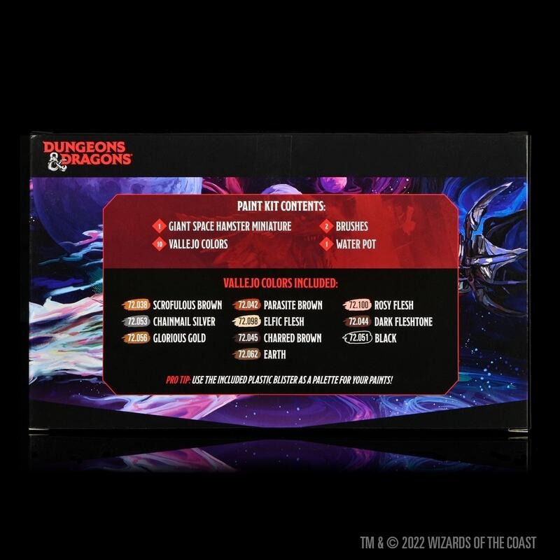 WizKids 龍與地下城 未上色模型 Vallejo塗色套組 巨型太空倉鼠 90597 DnD-細節圖4