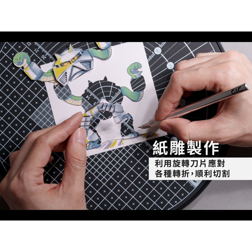 GiC TC-31 360旋轉筆刀 / TC-31A 補充刀片 (3入) 模型工具耗材-細節圖5