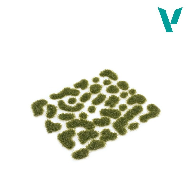 Vallejo 地形佈景 草簇 2mm 小型草賣場 模型裝飾用草-規格圖3