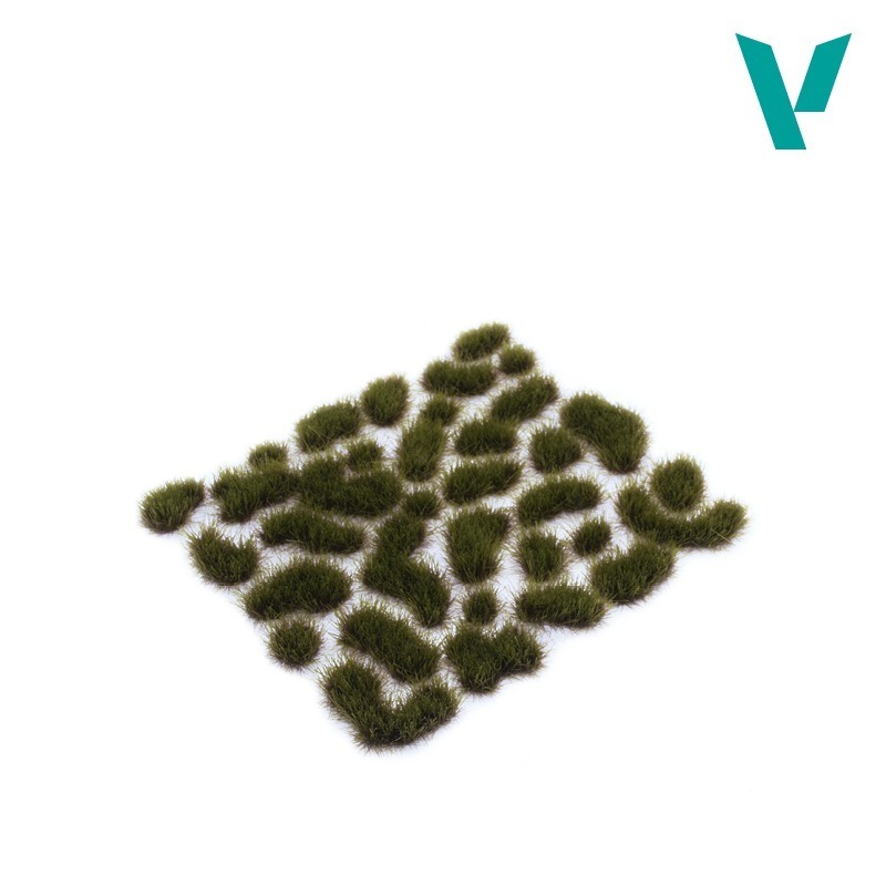 Vallejo 地形佈景 草簇 4mm 中型草賣場 模型裝飾用草-規格圖3