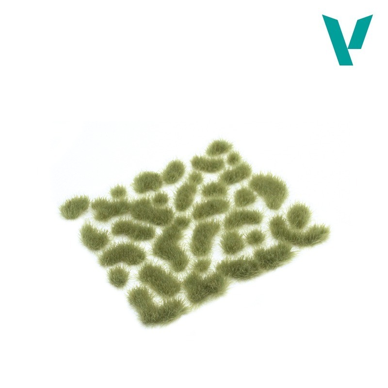 Vallejo 地形佈景 草簇 4mm 中型草賣場 模型裝飾用草-規格圖3