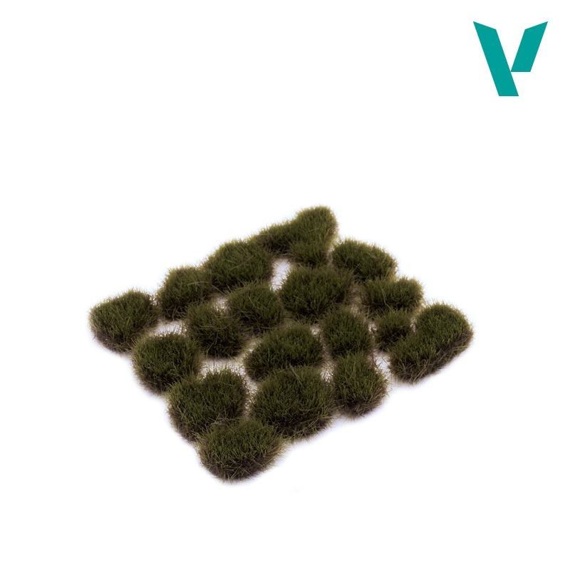 Vallejo 地形佈景 草簇 8mm 12mm 特大型草賣場 模型裝飾用草-規格圖3