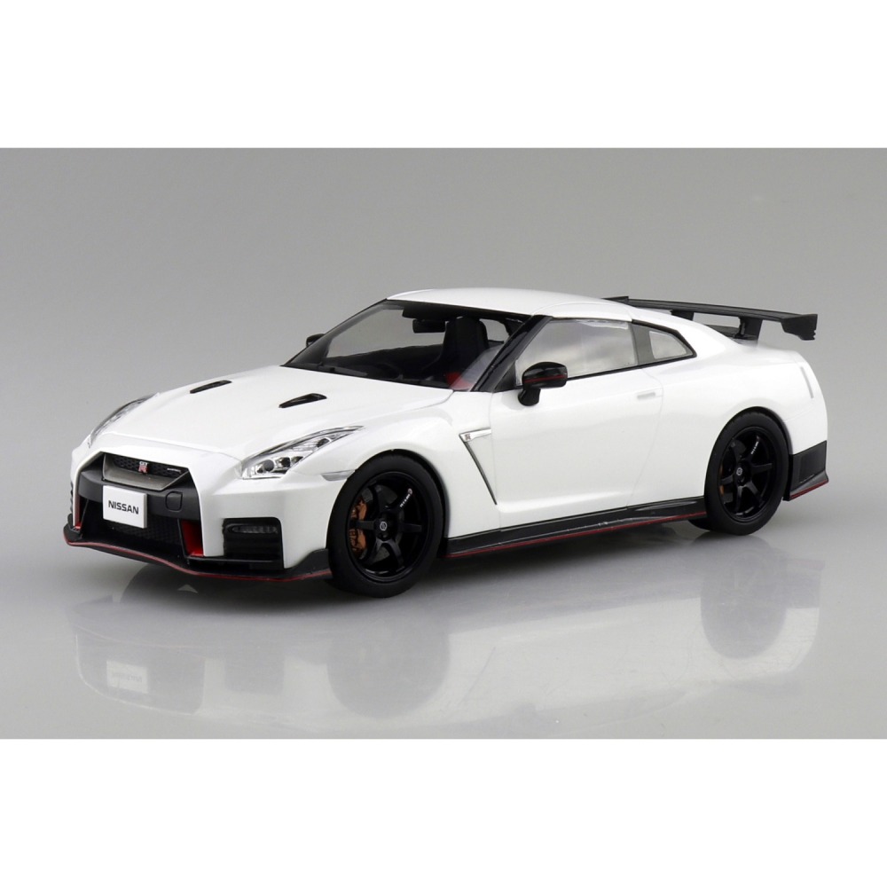 AOSHIMA 青島 1/24 樂PLA Snap Car 日產 GT-R NISMO R35 2017 白色-細節圖2