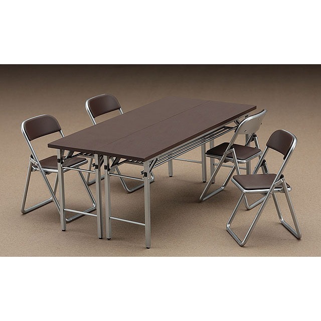 HASEGAWA 長谷川 1/12 社團教室的桌椅 FA02 場景搭配用 組裝模型-細節圖2