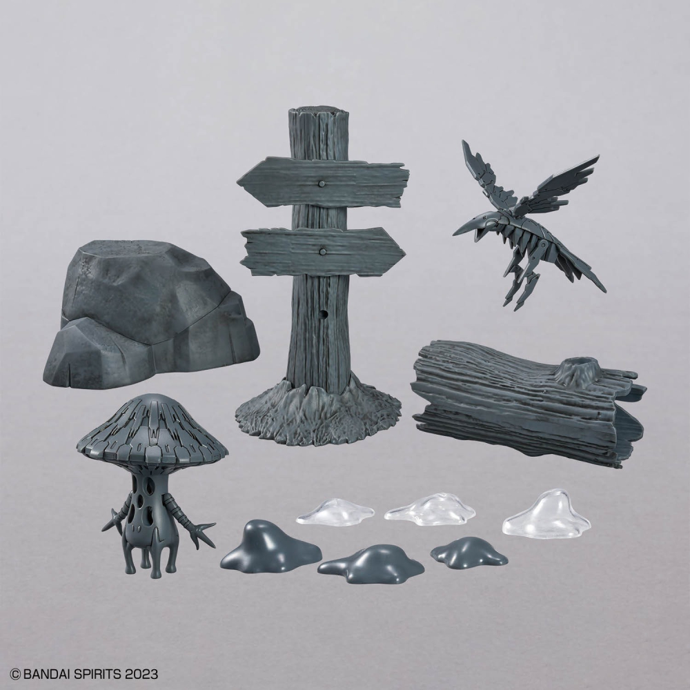 BANDAI 萬代 30MF 組裝奇幻輕作戰 改裝景物1 不包含騎士本體-細節圖2