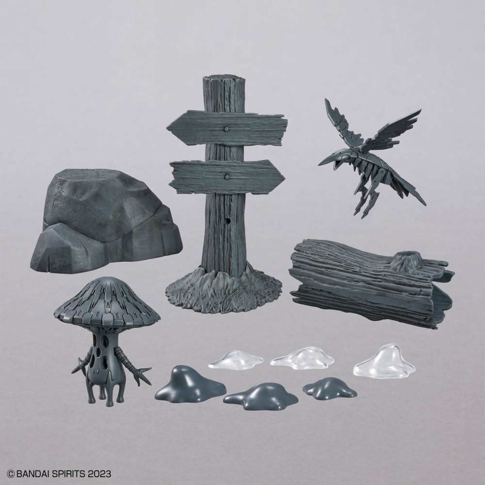 BANDAI 萬代 30MF 組裝奇幻輕作戰 改裝景物1 不包含騎士本體-細節圖2