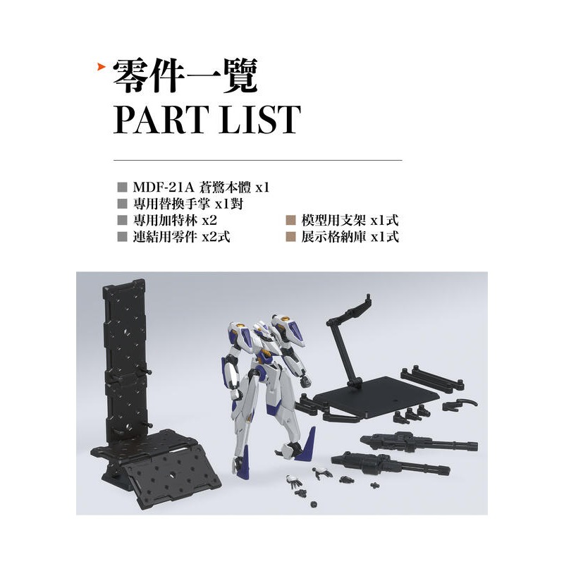 模型綠洲 1/72 巡鳥 01-蒼鷺 MEGUTORI 01 - HERON 組裝模型-細節圖3