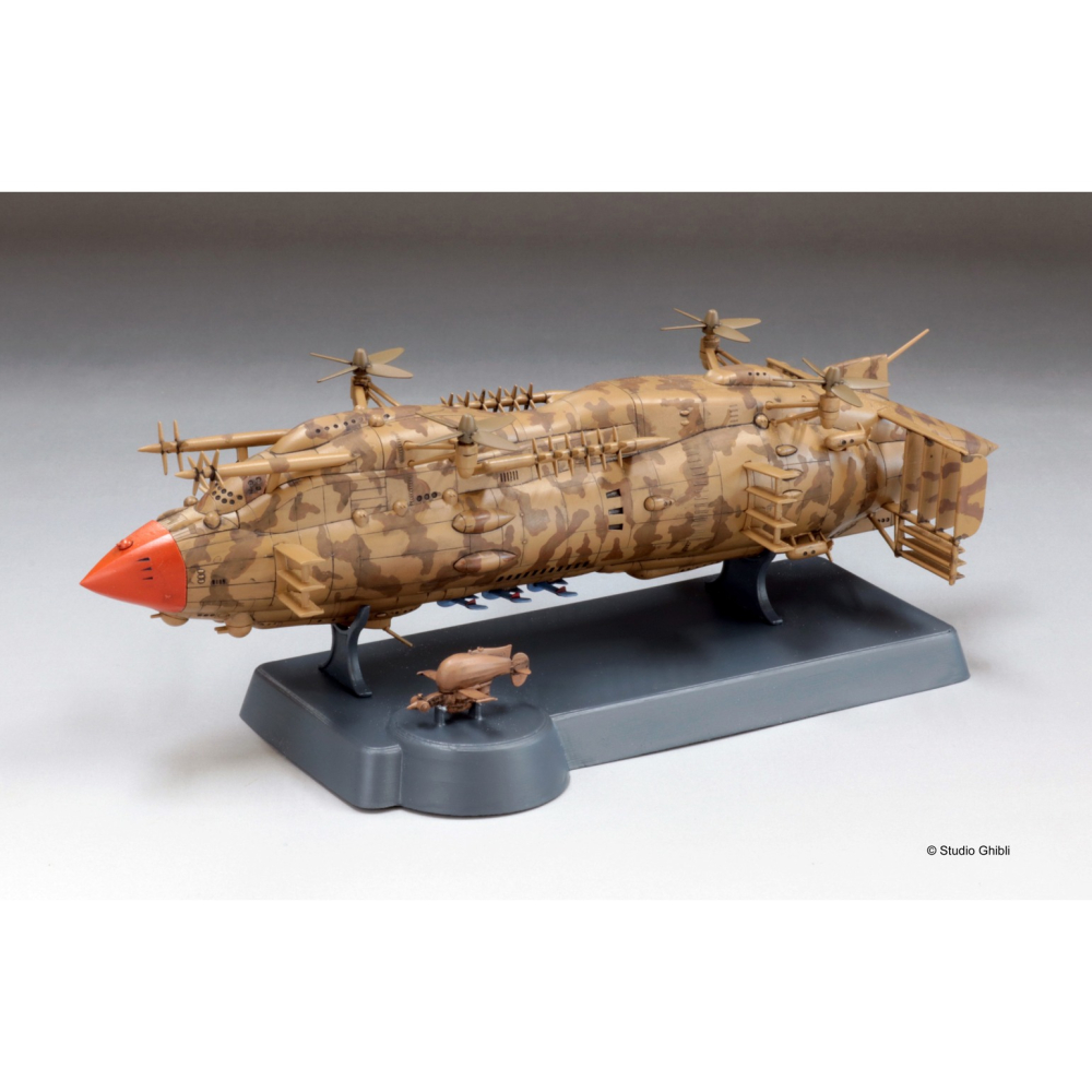 FineMolds 無比例 FG9 吉卜力 天空之城 飛行戰艦 歌利亞號 附1/20 穆斯卡 組裝模型-細節圖2