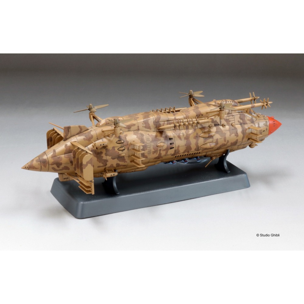 FineMolds 無比例 FG9 吉卜力 天空之城 飛行戰艦 歌利亞號 附1/20 穆斯卡 組裝模型-細節圖3
