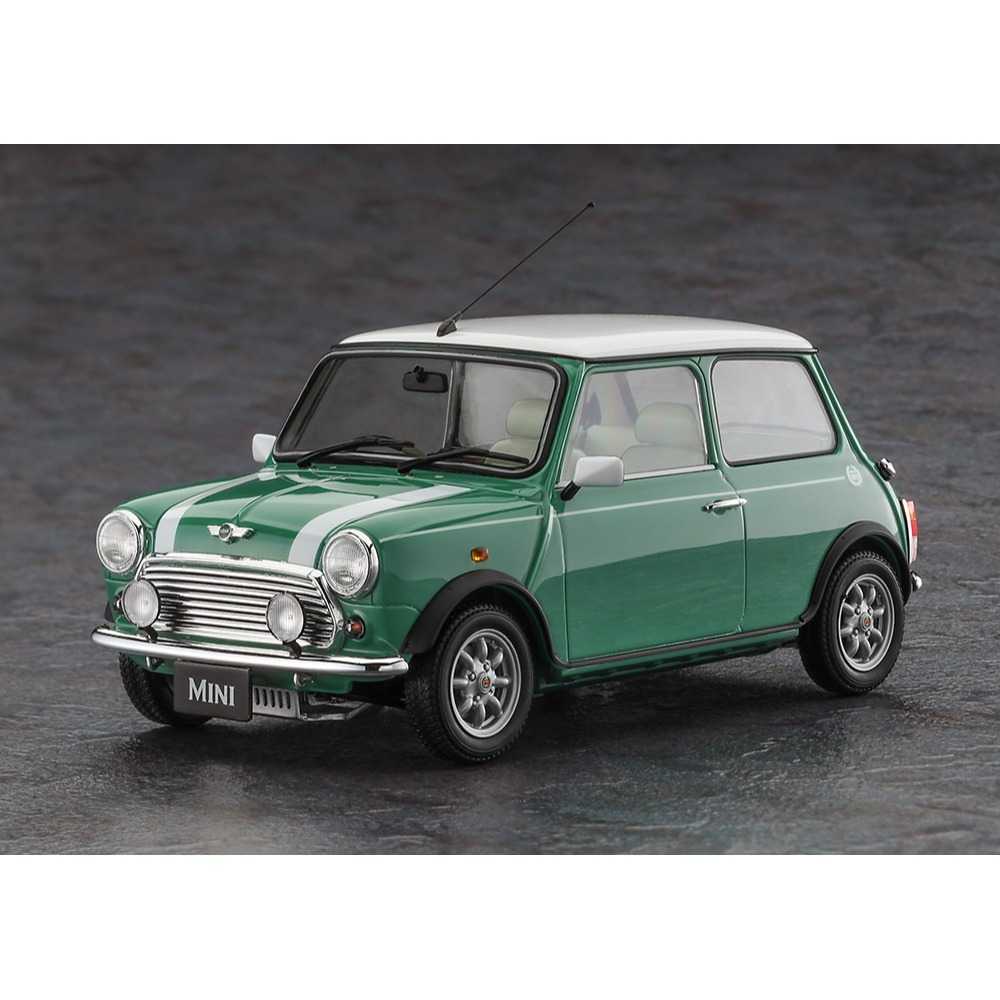 HASEGAWA 長谷川 1/24 Mini Cooper Heritage系列 杏仁綠 1997式樣 20789-細節圖2