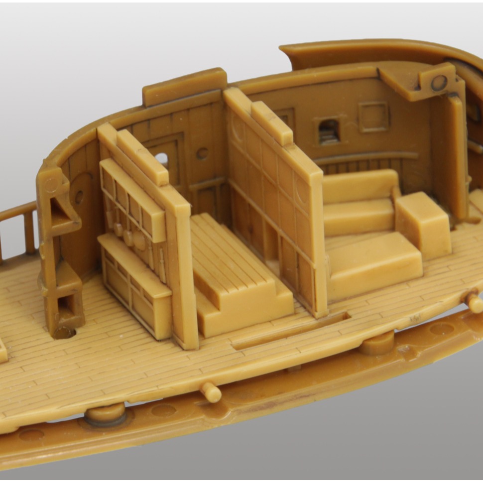 FineMolds 無比例 FG8 吉卜力 天空之城 虎蛾號 附1/20朵拉 組裝模型-細節圖5