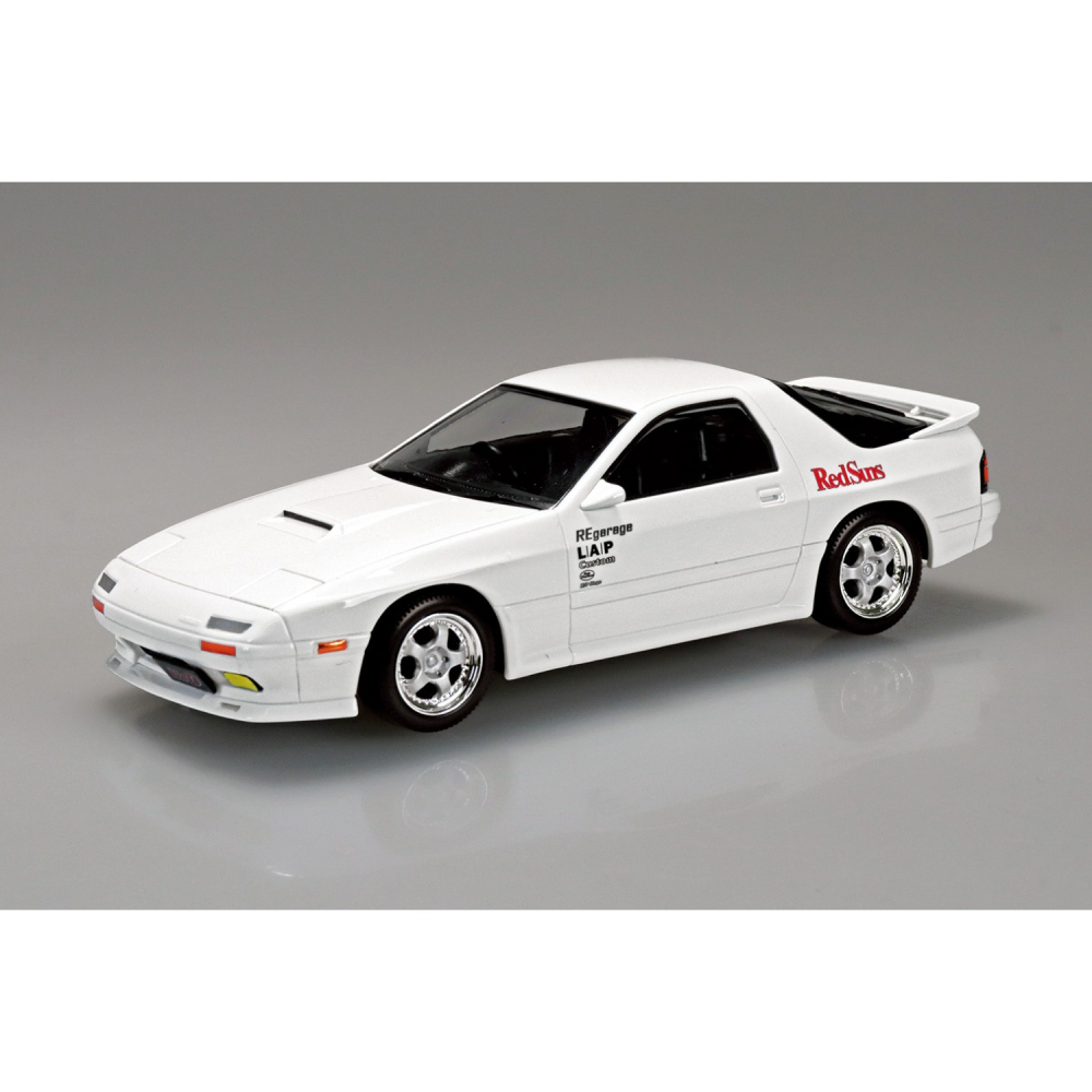 AOSHIMA 青島 1/32 樂Pla Snap Kit CM-3 涼介的FC 頭文字D 附山道場景紙模-細節圖3