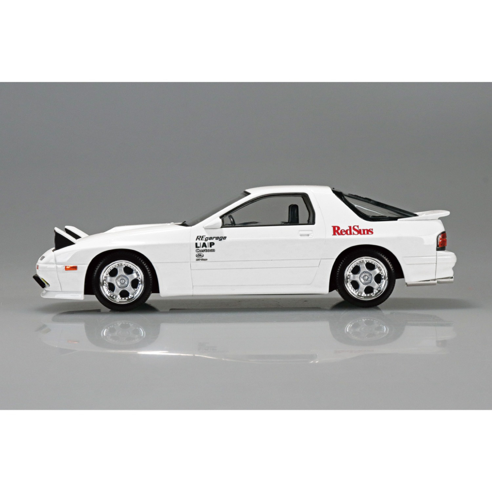 AOSHIMA 青島 1/32 樂Pla Snap Kit CM-3 涼介的FC 頭文字D 附山道場景紙模-細節圖4