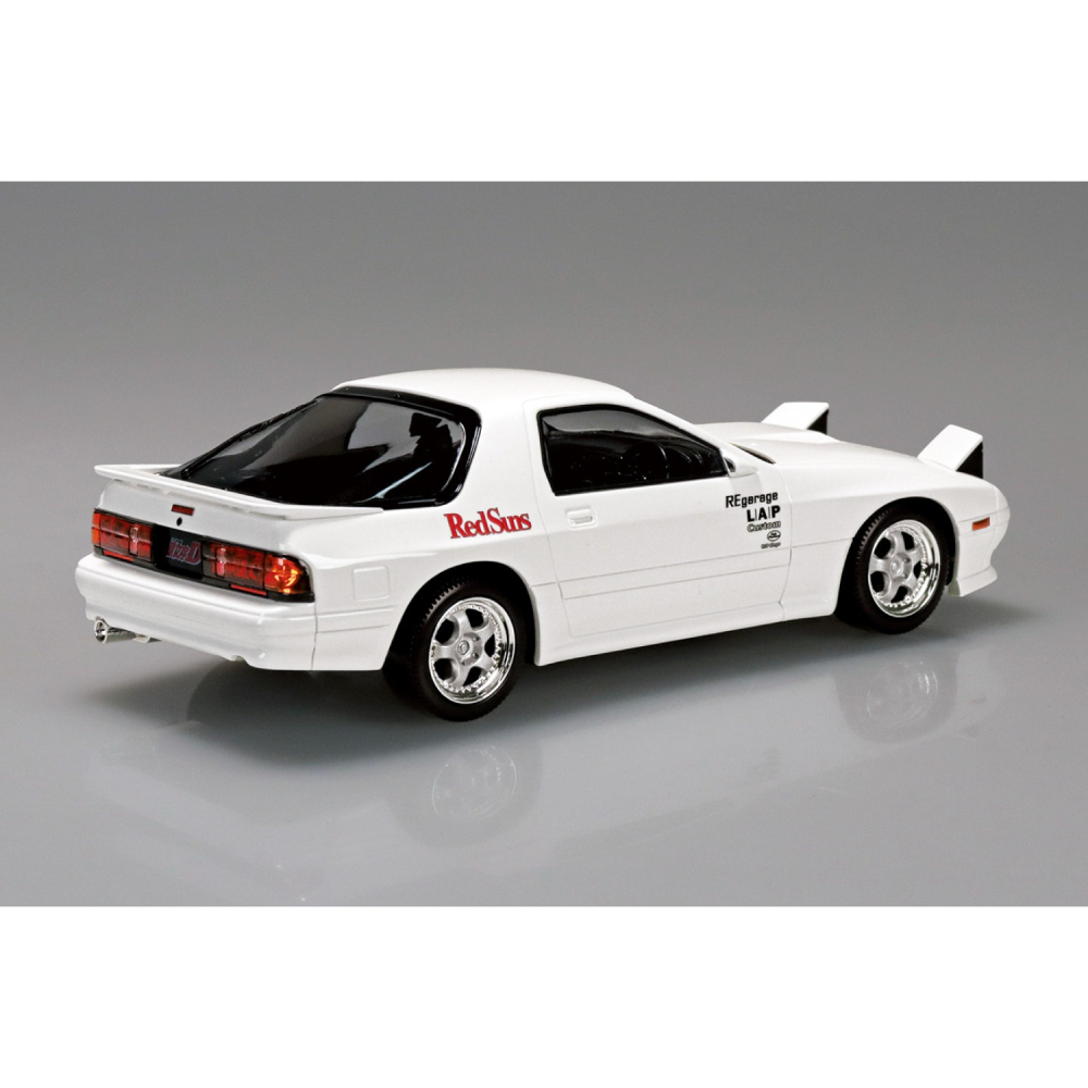 AOSHIMA 青島 1/32 樂Pla Snap Kit CM-3 涼介的FC 頭文字D 附山道場景紙模-細節圖5