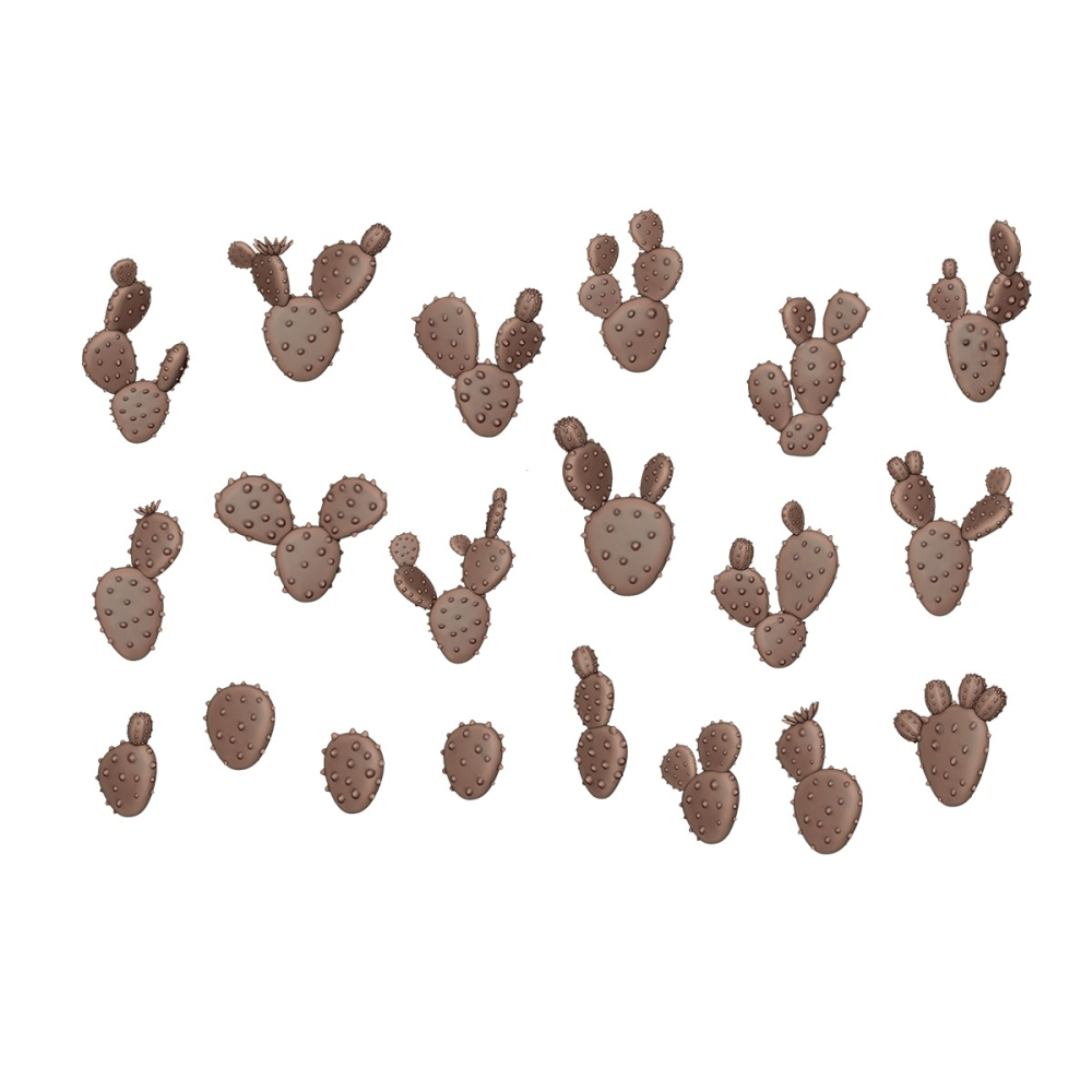 AK interactive 3D列印 諾帕爾仙人掌 NOPAL CACTUS 樹脂件 AKBIT0026-細節圖2