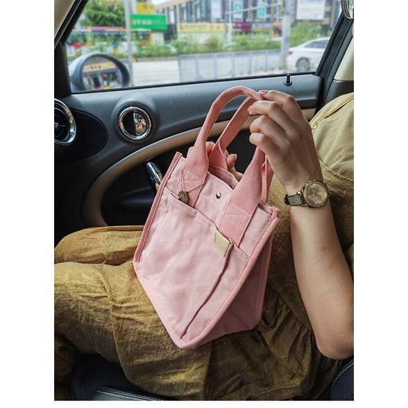 （台灣當日出貨）日本帆布包 16安 便當手提袋 手提袋-細節圖4