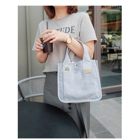 （台灣當日出貨）日本帆布包 16安 便當手提袋 手提袋-細節圖5