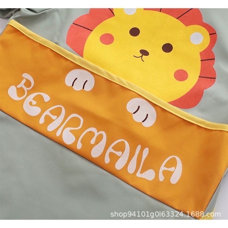 畫畫衣 夏季短袖  幼稚園 防髒衣 上學必備 加長款-細節圖6